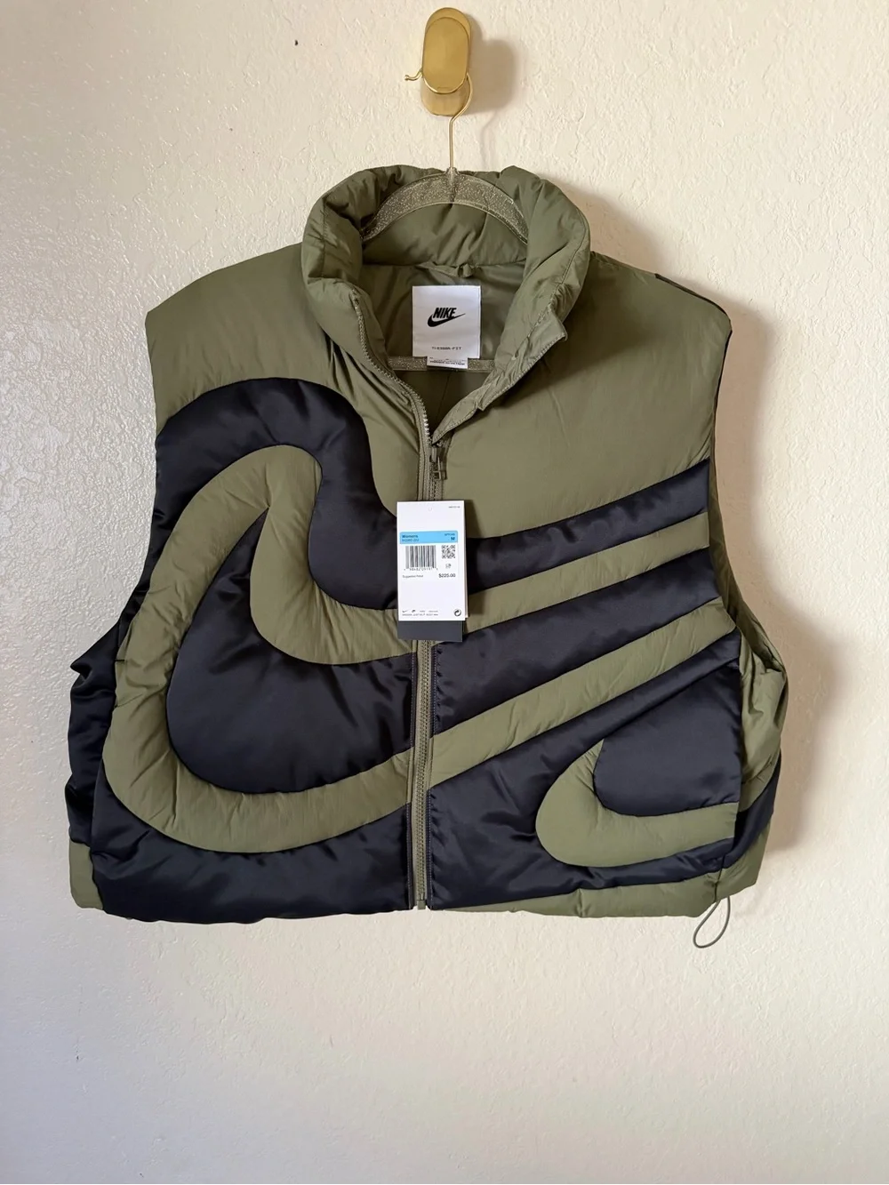 New Nike Sportswear Swoosh Series Oversized Down Vest size M